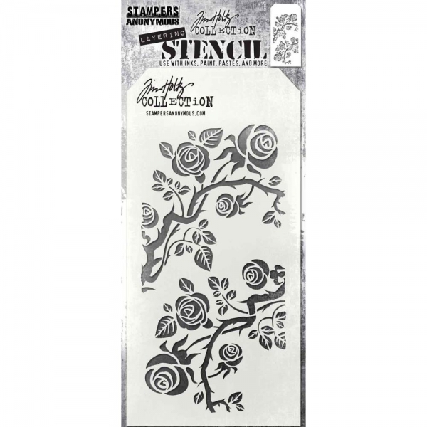 Tim Holtz Layering Stencil - Thorned